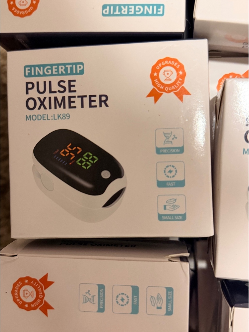 3 Fingertip Pulse Oximeter Accurate and Fast Oxygen Saturation Monitor